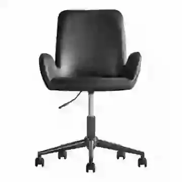 Faux Leather Height Adjustable Swivel Chair